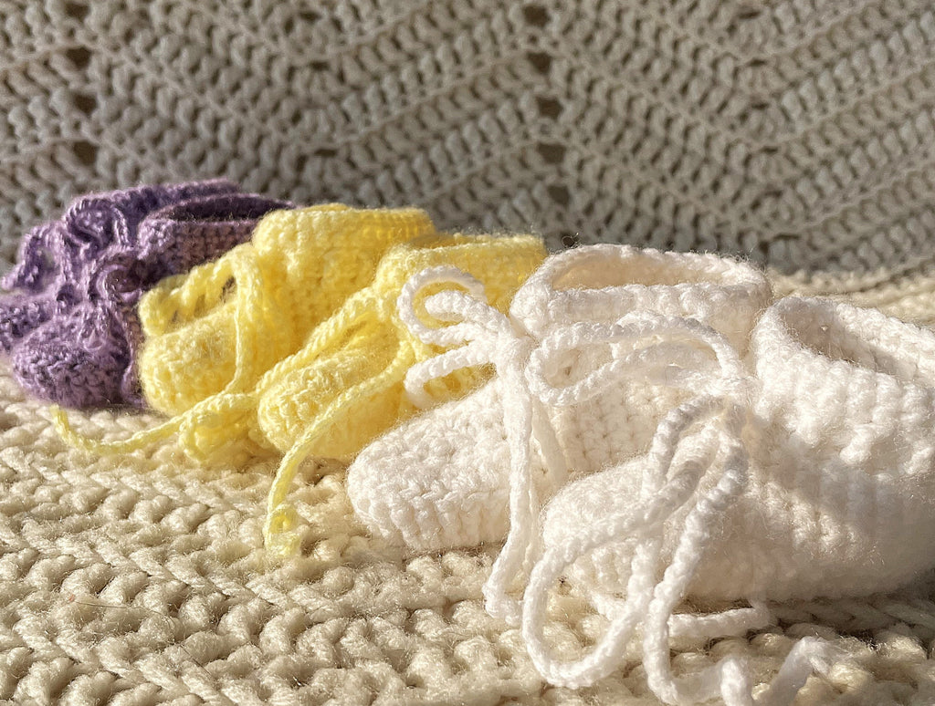 Homemade Baby Booties/ Simple Baby Booties