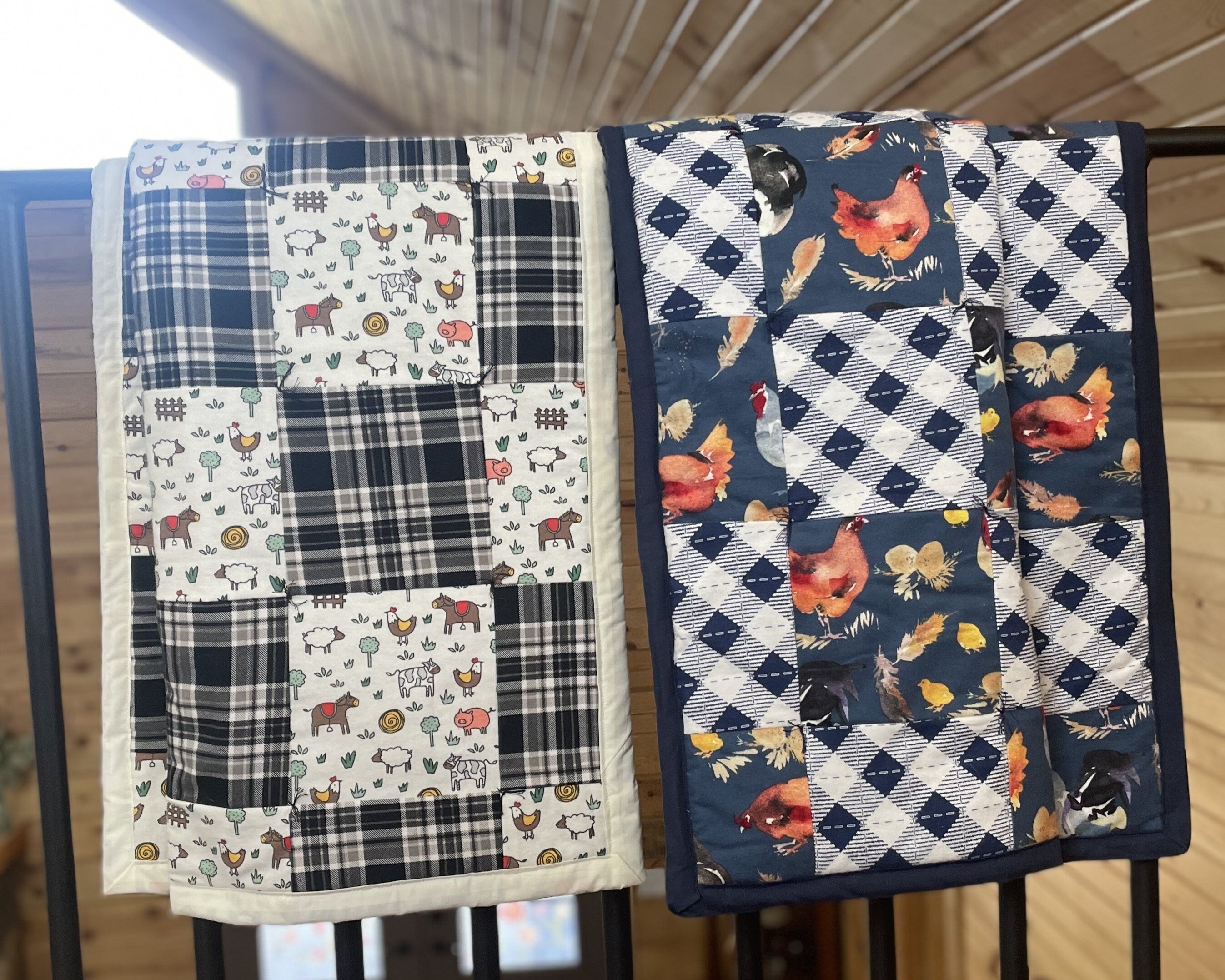 Quilt baby blanket/ Patch Work Toddlers Quilt/ Kids Quilt